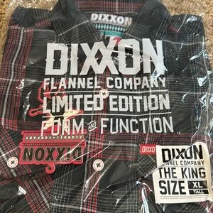 Men’s The King Dixon Flannel, size XL Tall, Brand new